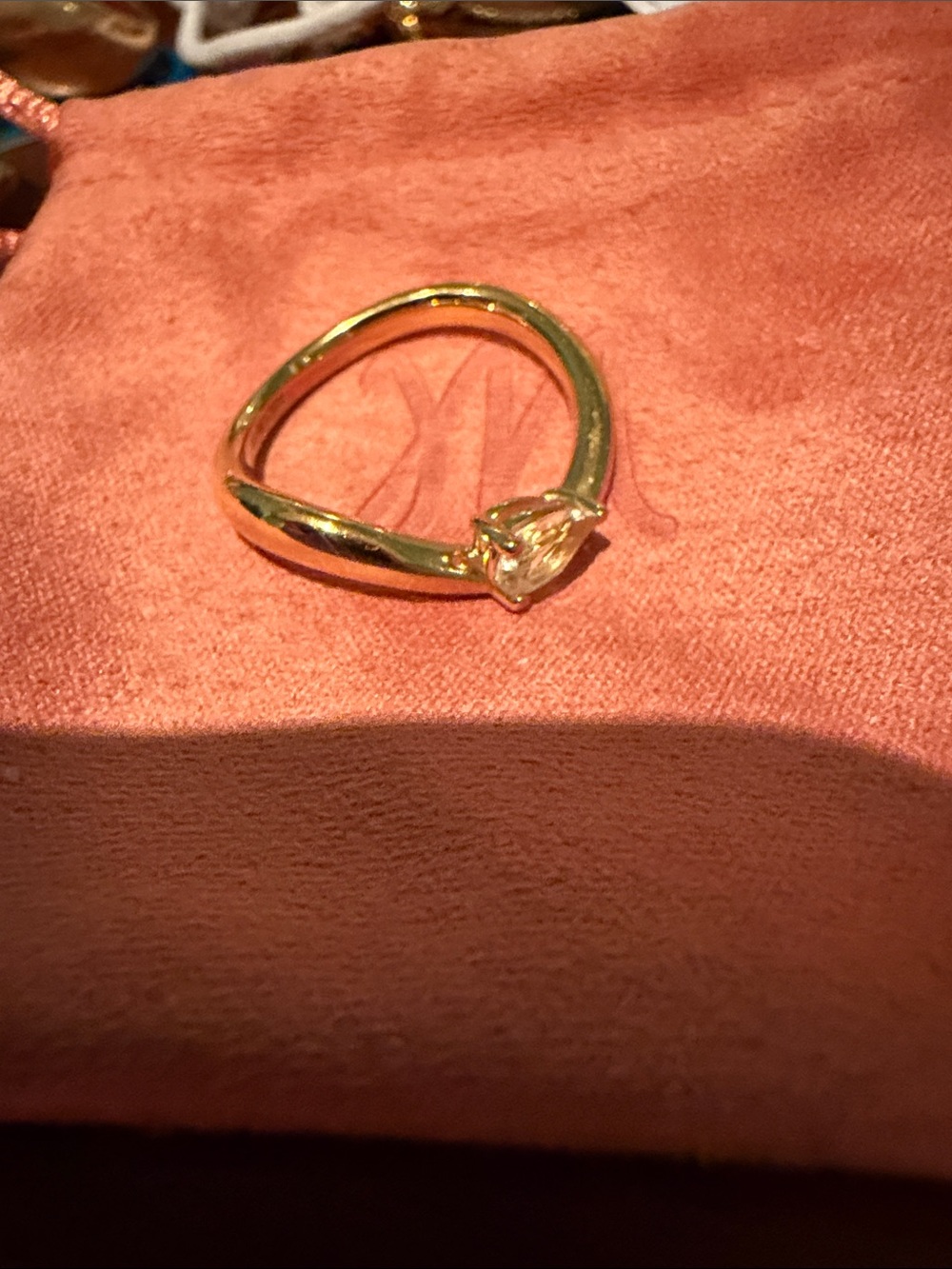 New in Box Mejuri Dome Figure Balance Ring size 7 - Picture 3 of 5